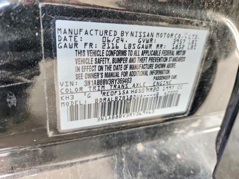 68477996 :رقم المزاد ، 3N1AB8BV3RY369463 vin ، 2024 Nissan Sentra مزاد بيع