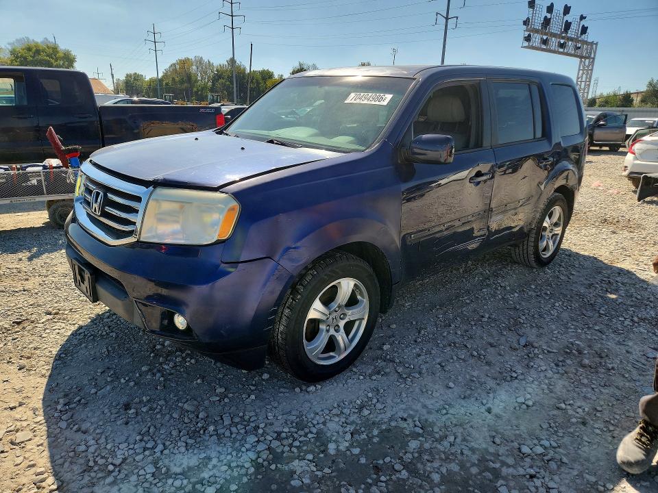 70494986 :رقم المزاد ، 5FNYF4H52DB074438 vin ، 2013 Honda Pilot مزاد بيع