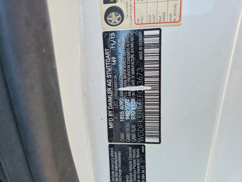 67245196 :رقم المزاد ، WDDPK5HA6EF083673 vin ، 2014 Mercedes-benz Slk مزاد بيع
