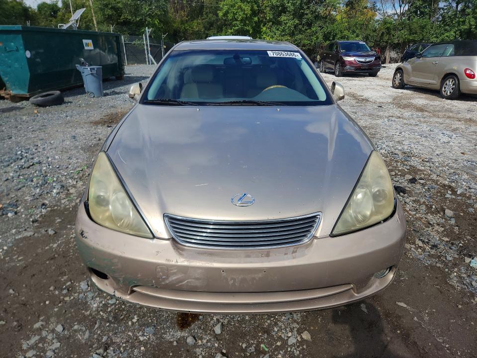 70863686 :رقم المزاد ، JTHBA30G055131152 vin ، 2005 Lexus Es مزاد بيع