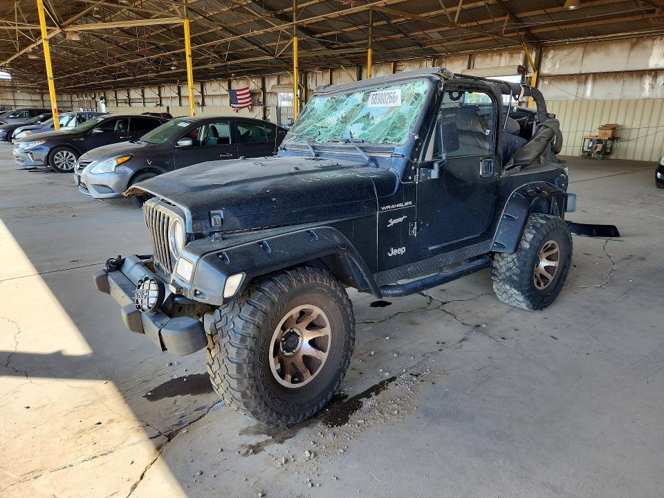 2002 Jeep Wrangler / Tj მანქანა იყიდება აუქციონზე, vin: 1J4FA49S82P700114, აუქციონის ნომერი: 68980266
