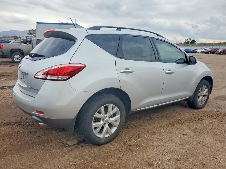 2012 Nissan Murano მანქანა იყიდება აუქციონზე, vin: JN8AZ1MW7CW219848, აუქციონის ნომერი: 70295146