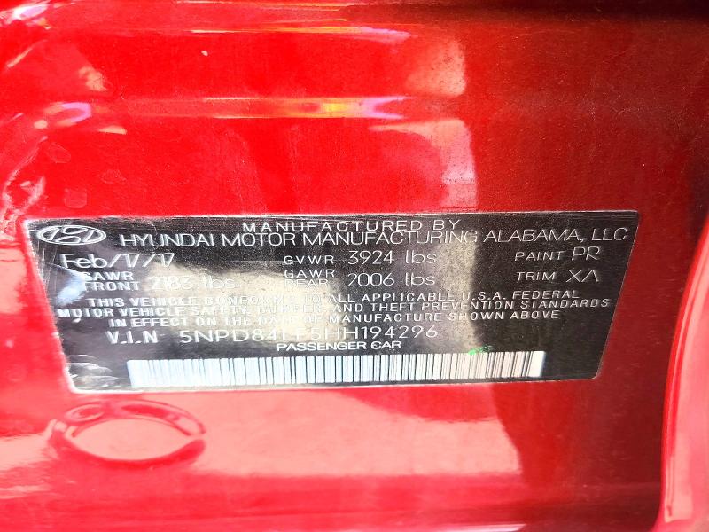 Aukcja sprzedaży 2017 Hyundai Elantra, vin: 5NPD84LF5HH194296, numer aukcji: 71109636