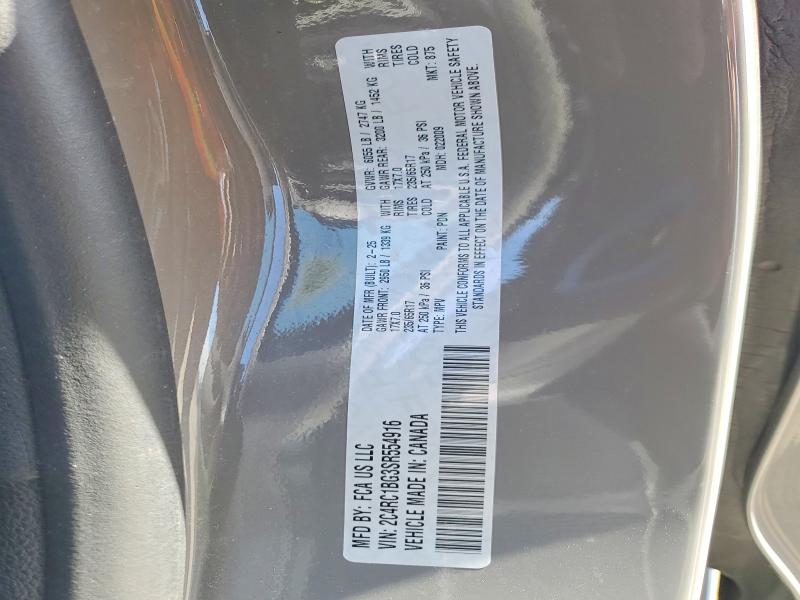 Продаж на аукціоні авто 2025 Chrysler Pacifica, vin: 2C4RC1BG3SR554916, номер лоту: 68749726