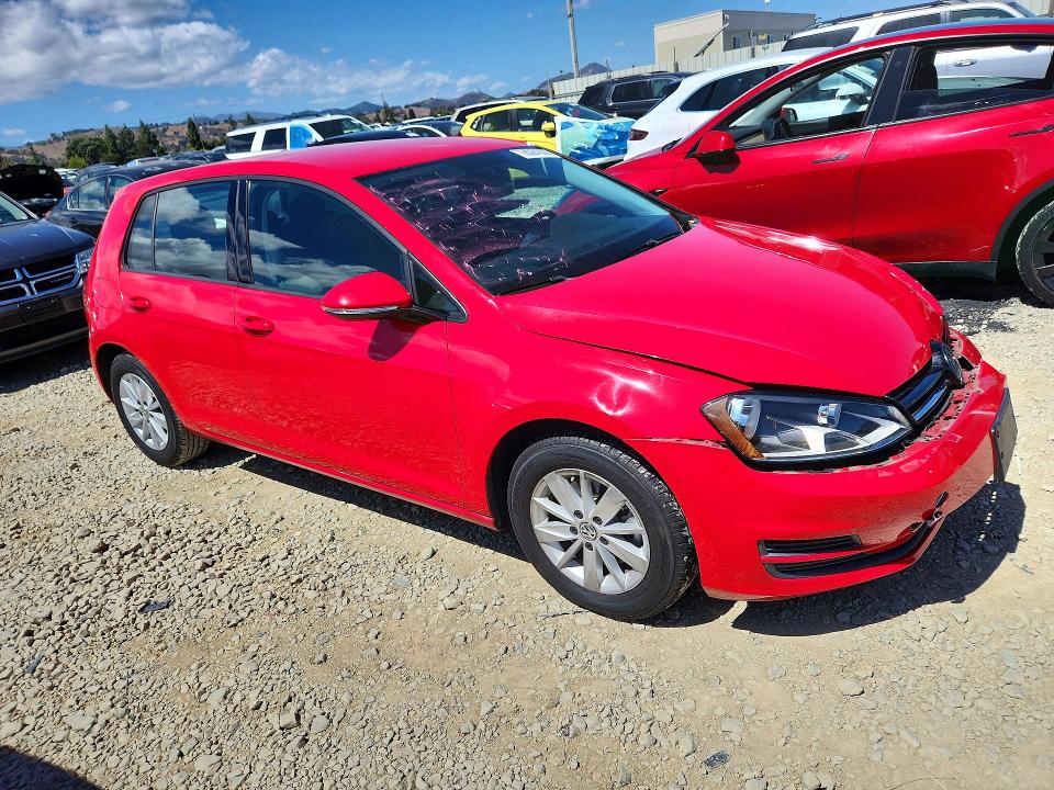 2016 Volkswagen Golf მანქანა იყიდება აუქციონზე, vin: 3VW217AU9GM030635, აუქციონის ნომერი: 68084396