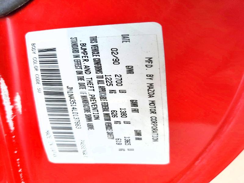 Продаж на аукціоні авто 1990 Mazda Mx-5 Miata, vin: JM1NA3514L0137663, номер лоту: 67082966