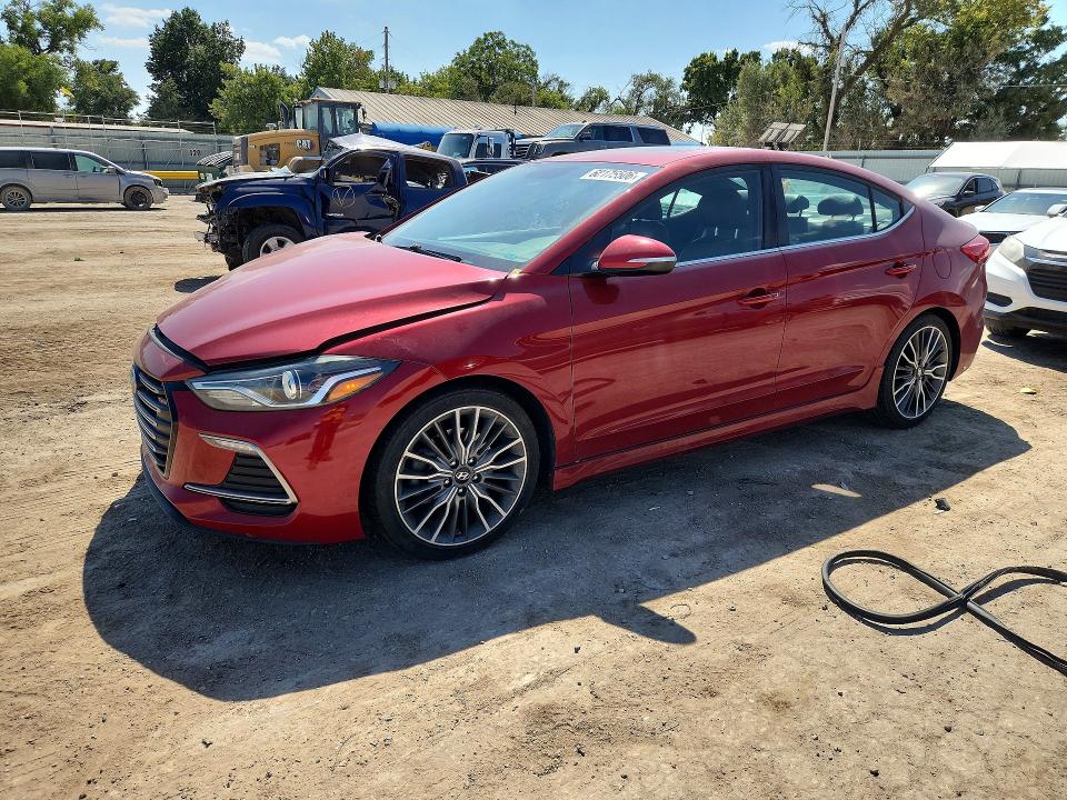 2017 Hyundai Elantra მანქანა იყიდება აუქციონზე, vin: KMHD04LBXHU354503, აუქციონის ნომერი: 68175506