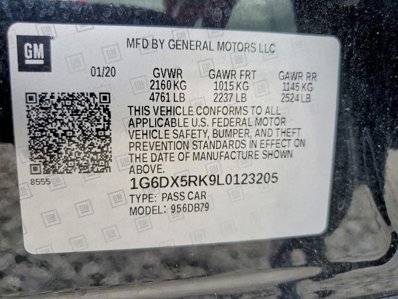 Продаж на аукціоні авто 2020 Cadillac Ct5, vin: 1G6DX5RK9L0123205, номер лоту: 68201976