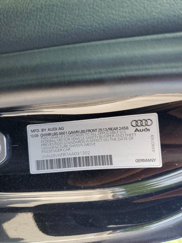 Aukcja sprzedaży 2010 Audi S5, vin: WAU3VAFR7AA031202, numer aukcji: 68039926