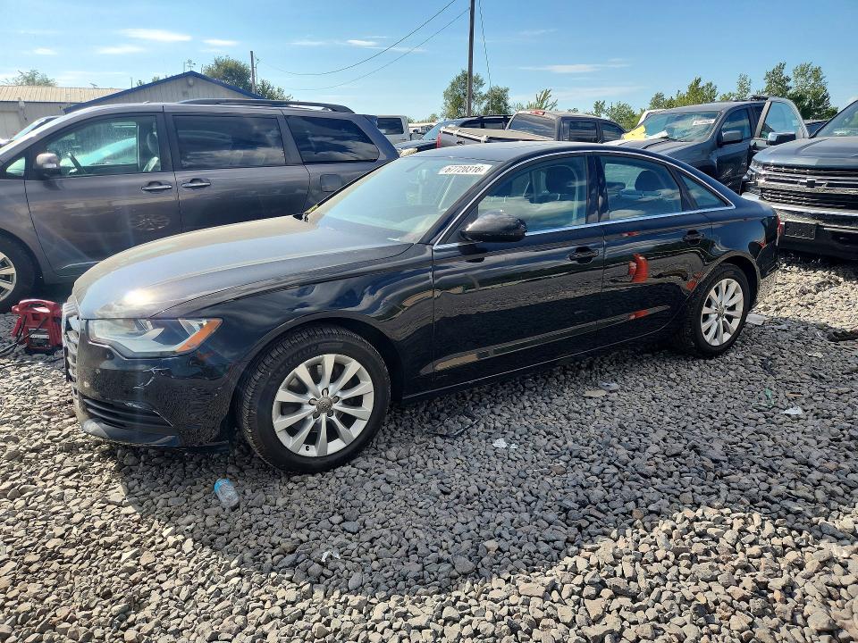 2013 Audi A6 მანქანა იყიდება აუქციონზე, vin: WAUFFAFC5DN154791, აუქციონის ნომერი: 67720316