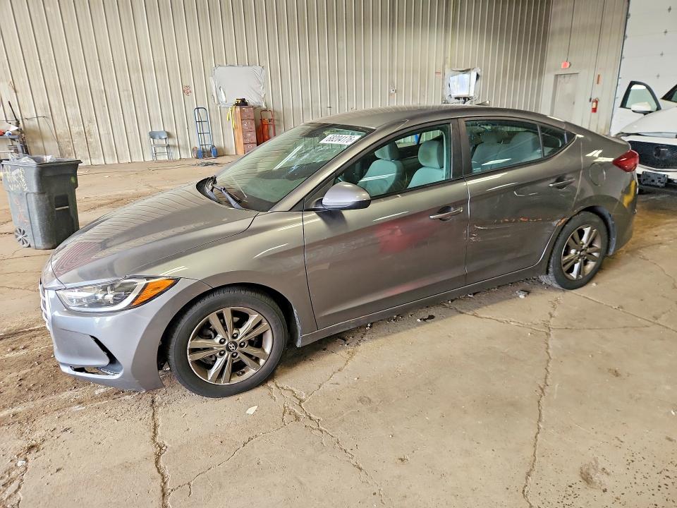 68204176 :رقم المزاد ، 5NPD84LF4JH296100 vin ، 2018 Hyundai Elantra مزاد بيع