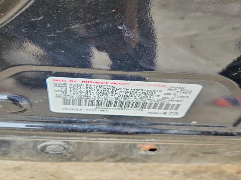 2011 Mitsubishi Outlander Sport მანქანა იყიდება აუქციონზე, vin: JA4AR4AU5BZ017775, აუქციონის ნომერი: 68938646