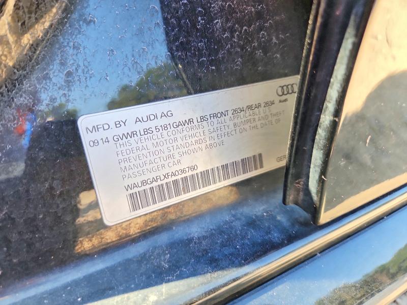 Aukcja sprzedaży 2015 Audi S4, vin: WAUBGAFLXFA036760, numer aukcji: 67359336