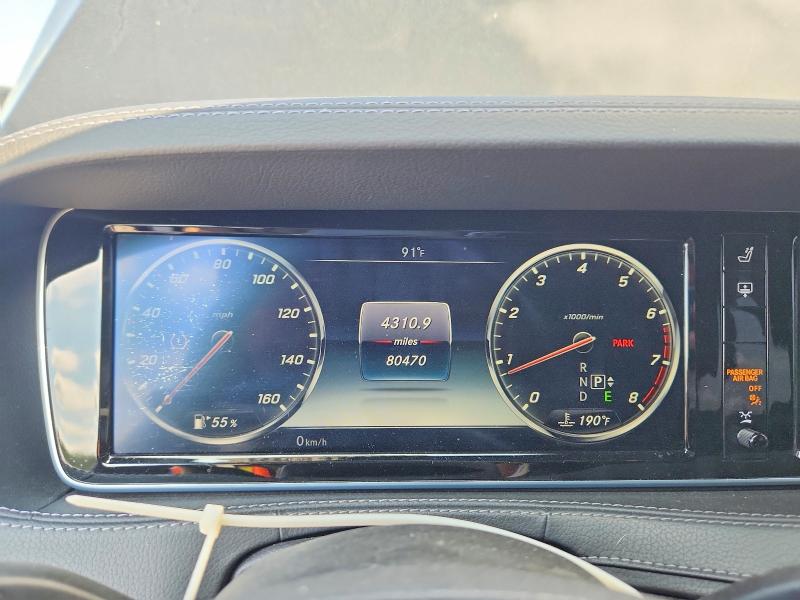 2016 Mercedes-benz S მანქანა იყიდება აუქციონზე, vin: WDDUG8CB3GA214080, აუქციონის ნომერი: 66446596