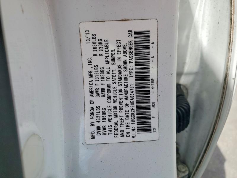 Aukcja sprzedaży 2014 Honda Accord, vin: 1HGCR2F50EA054791, numer aukcji: 68394616