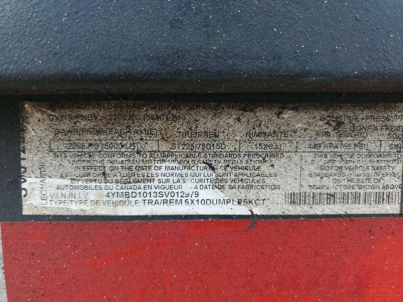 Продажа на аукционе авто 2025 Carry On Unknown, vin: 4YMBD1013SV012979, номер лота: 70278596