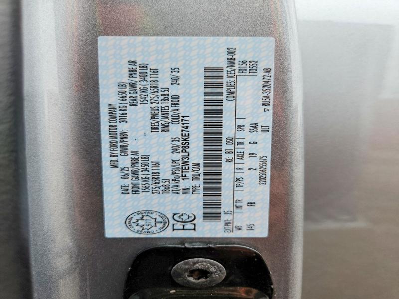 Продажа на аукционе авто 2025 Ford F150, vin: 1FTEW3LP8SKE74171, номер лота: 65719336