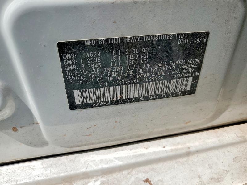 Aukcja sprzedaży 2017 Subaru Legacy, vin: 4S3BNEN60H3029304, numer aukcji: 67698146