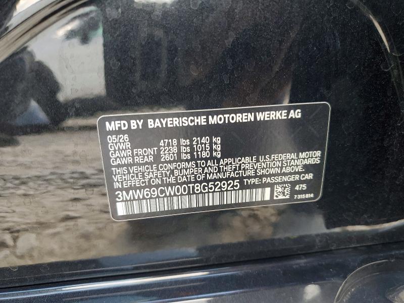 Aukcja sprzedaży 2026 Bmw 330i, vin: 3MW69CW00T8G52925, numer aukcji: 70852966