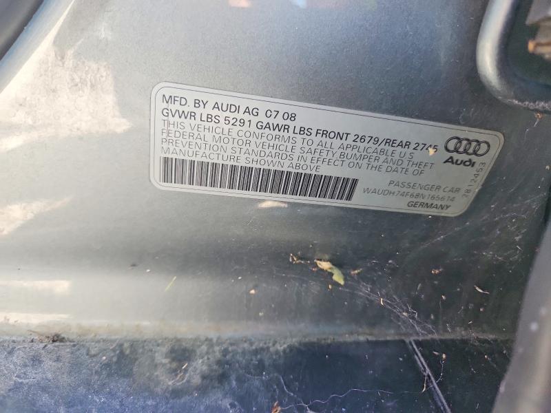 Aukcja sprzedaży 2008 Audi A6, vin: WAUDH74F68N165614, numer aukcji: 66825496