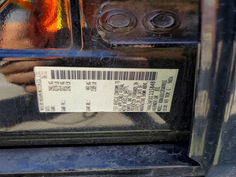 Продажа на аукционе авто 2012 Nissan Altima, vin: 1N4AL2AP3CC115848, номер лота: 69950996
