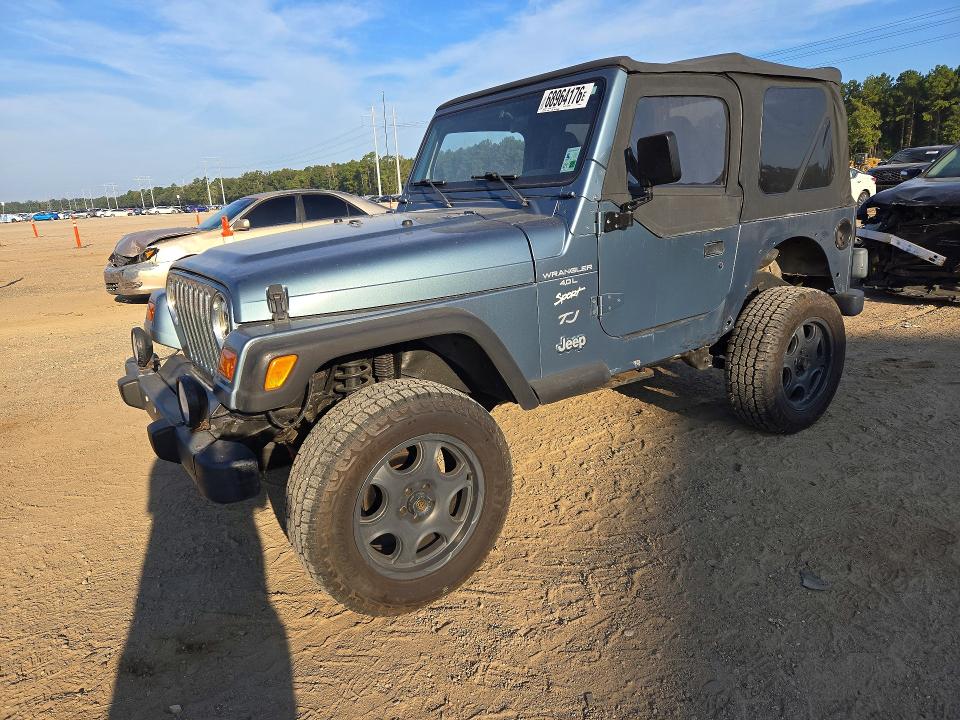 68964176 :رقم المزاد ، 1J4FY19S3WP760561 vin ، 1998 Jeep Wrangler / Tj مزاد بيع