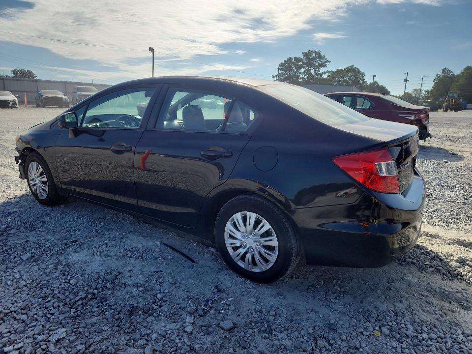 2012 Honda Civic მანქანა იყიდება აუქციონზე, vin: 19XFB2F52CE389755, აუქციონის ნომერი: 68628426
