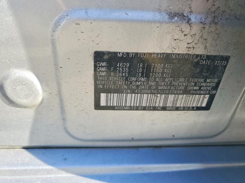 67724306 :رقم المزاد ، 4S3BNEN61G3032694 vin ، 2016 Subaru Legacy مزاد بيع