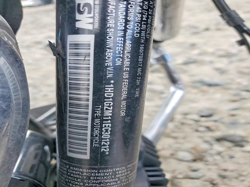 69136726 :رقم المزاد ، 1HD1GZM11EC301212 vin ، 2014 Harley-davidson Fld مزاد بيع