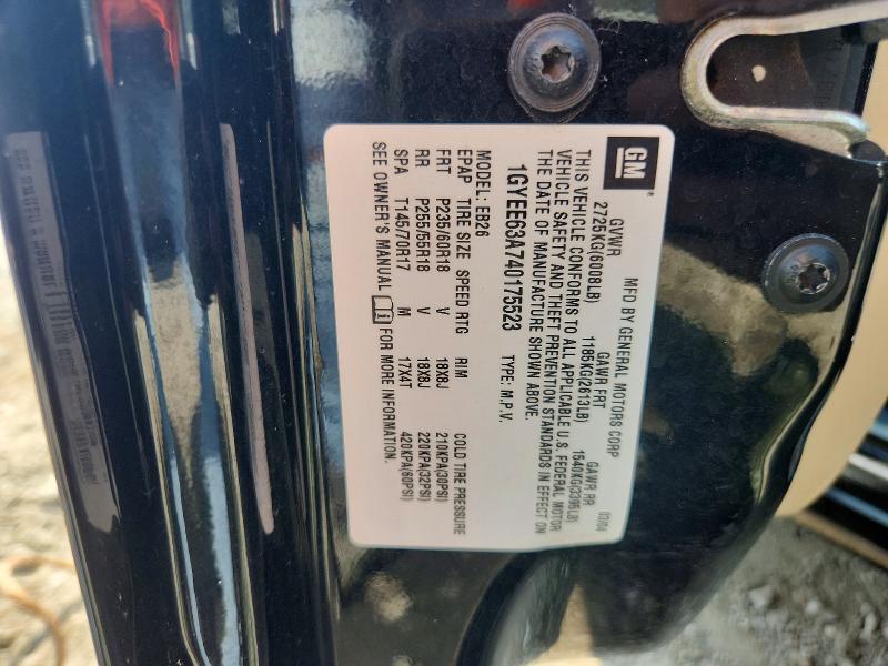 67246666 :رقم المزاد ، 1GYEE63A740175523 vin ، 2004 Cadillac Srx مزاد بيع