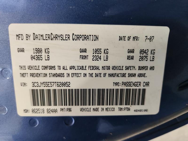 Aukcja sprzedaży 2007 Chrysler Pt Cruiser, vin: 3C3JY55E57T620052, numer aukcji: 67968466