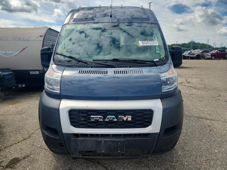 Продаж на аукціоні авто 2021 Ram Promaster 3500, vin: 3C6MRVJG1ME544544, номер лоту: 65958666