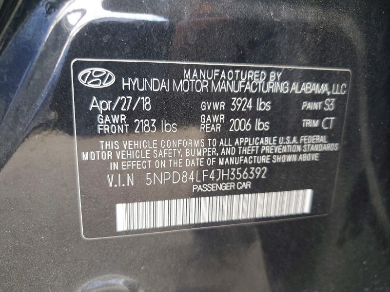 Aukcja sprzedaży 2018 Hyundai Elantra, vin: 5NPD84LF4JH356392, numer aukcji: 67352866