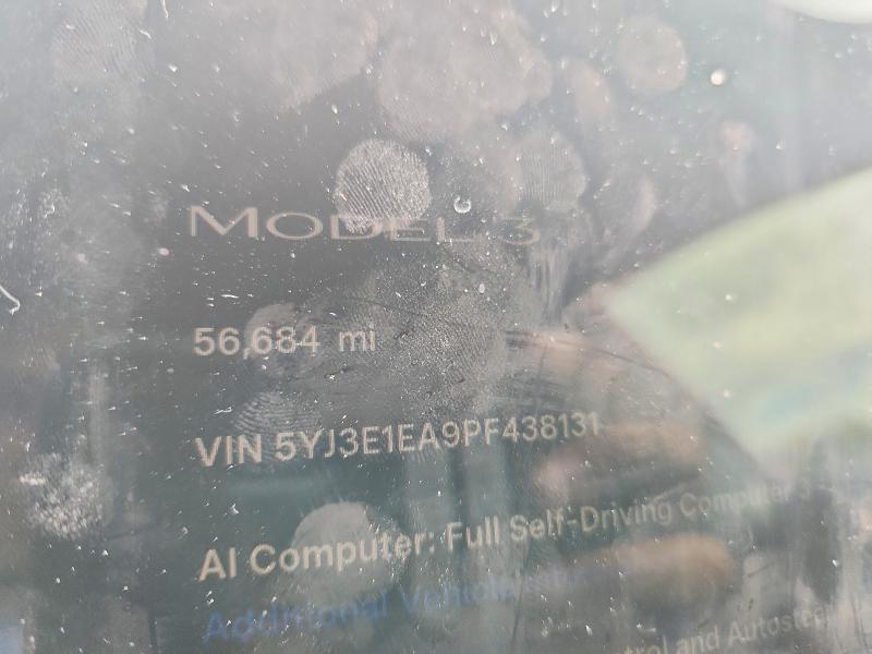 Продажа на аукционе авто 2023 Tesla Model 3, vin: 5YJ3E1EA9PF438131, номер лота: 67169056