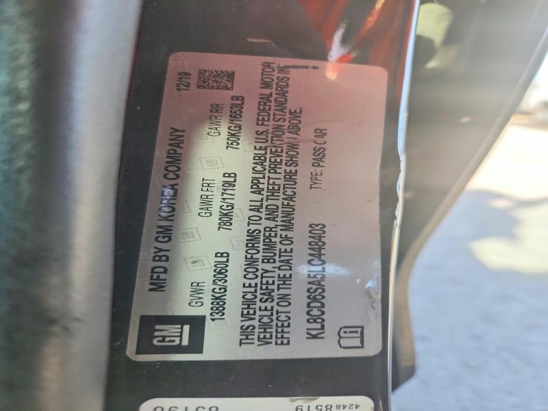 70894906 :رقم المزاد ، KL8CD6SA5LC448403 vin ، 2020 Chevrolet Spark مزاد بيع