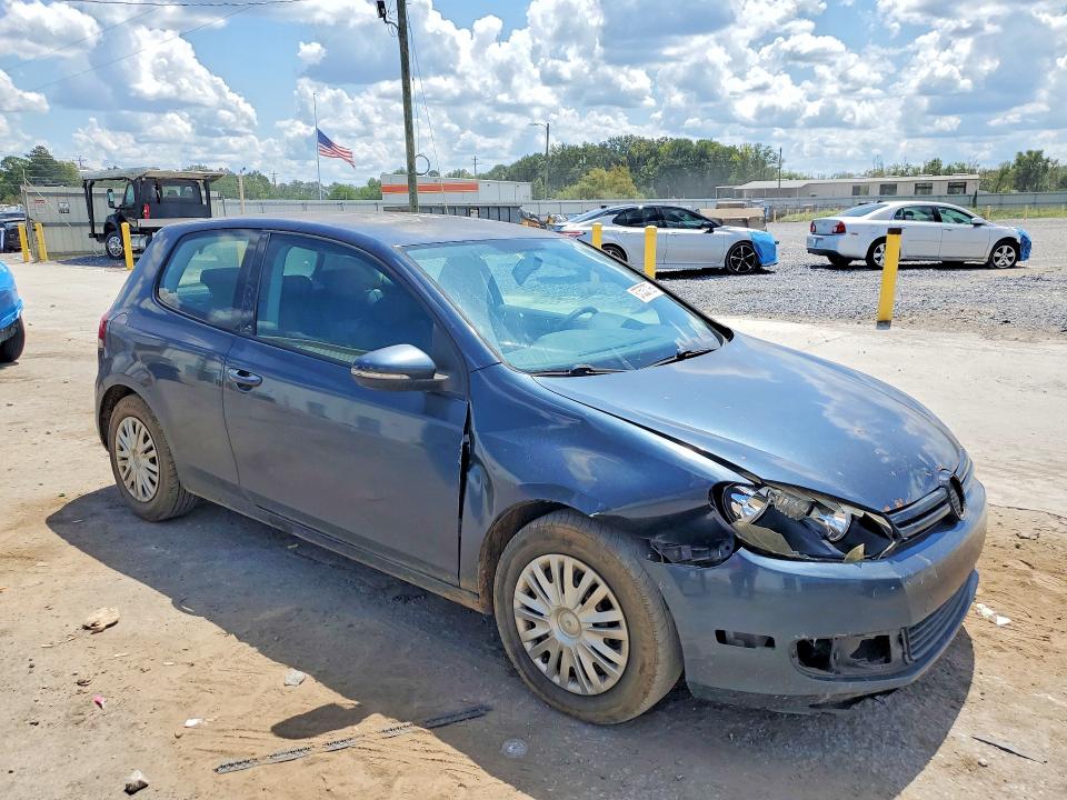 2010 Volkswagen Golf მანქანა იყიდება აუქციონზე, vin: WVWBA7AJ5AW412354, აუქციონის ნომერი: 67553796
