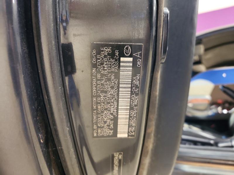 Продажа на аукционе авто 2006 Lexus Sc, vin: JTHFN48Y269009640, номер лота: 70302986