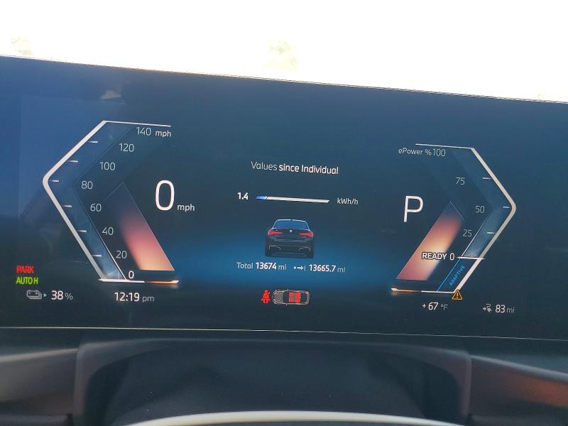 68422976 :رقم المزاد ، WBY23HD01SFU44074 vin ، 2025 Bmw I4 مزاد بيع