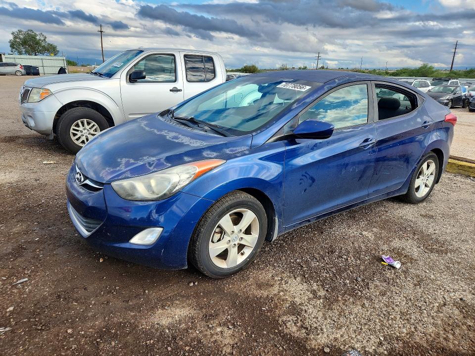 70778056 :رقم المزاد ، KMHDH4AE5DU684002 vin ، 2013 Hyundai Elantra مزاد بيع