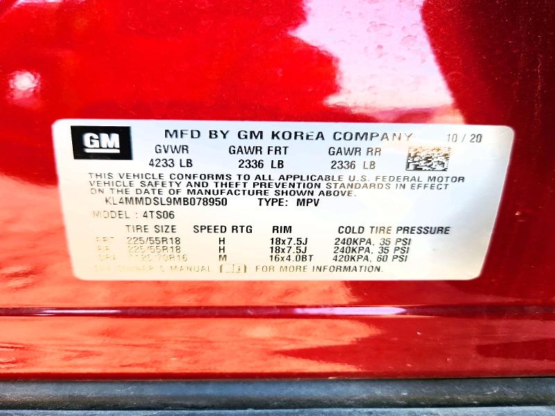 67021186 :رقم المزاد ، KL4MMDSL9MB078950 vin ، 2021 Buick Encore Gx مزاد بيع