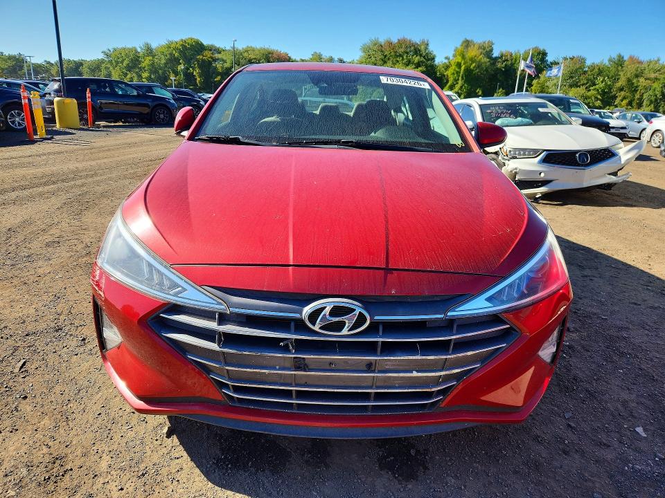 2019 Hyundai Elantra მანქანა იყიდება აუქციონზე, vin: 5NPD84LF1KH458122, აუქციონის ნომერი: 70304226