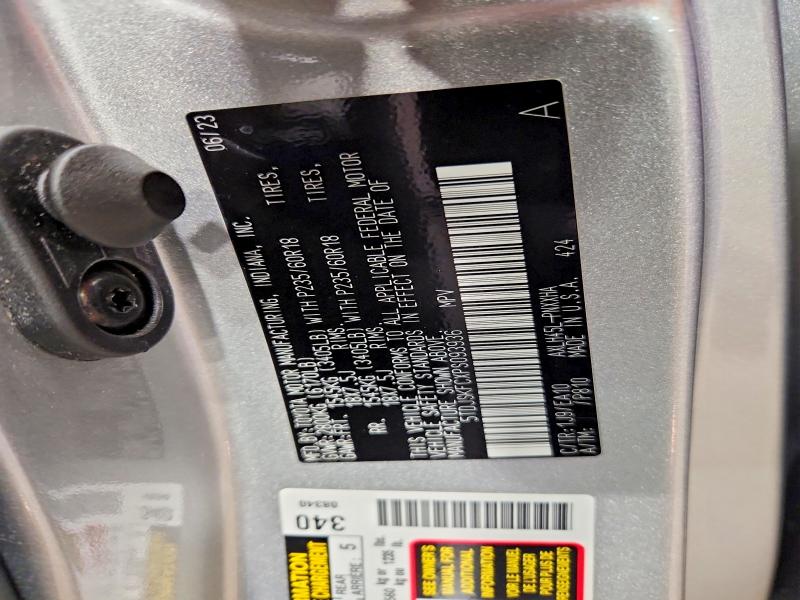 68552816 :رقم المزاد ، 5TDJSKFCXPS093936 vin ، 2023 Toyota Sienna مزاد بيع