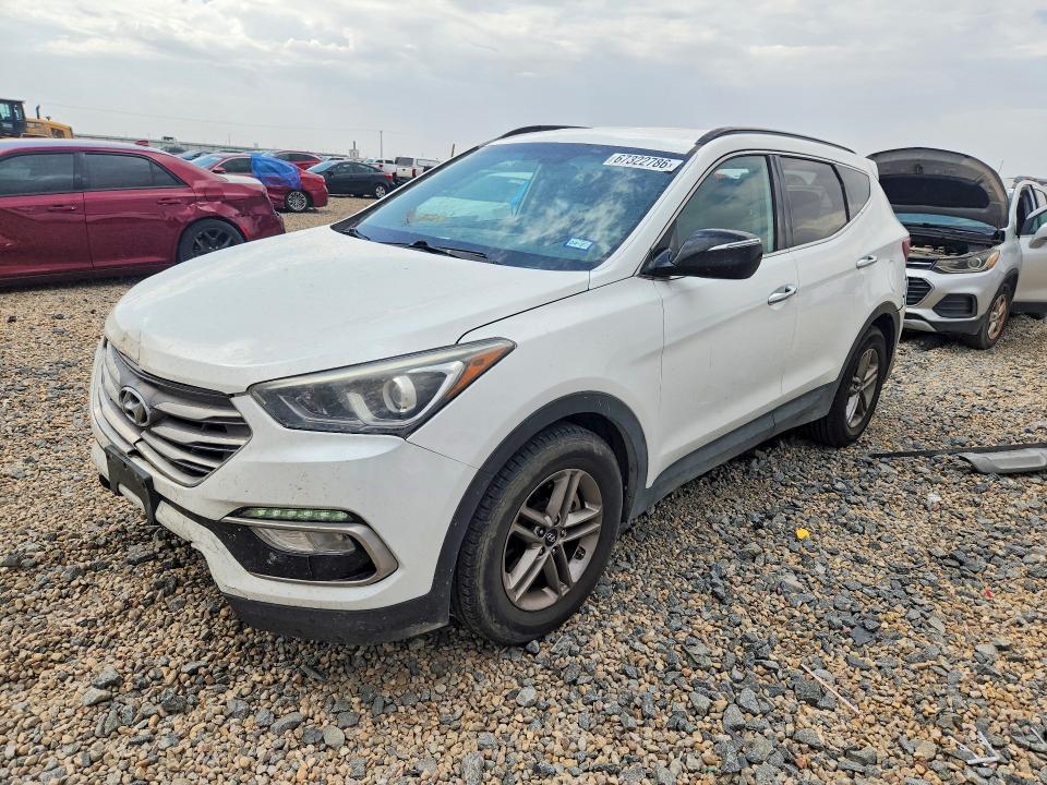 2017 Hyundai Santa Fe Sport მანქანა იყიდება აუქციონზე, vin: 5NMZU3LB3HH051577, აუქციონის ნომერი: 67322786