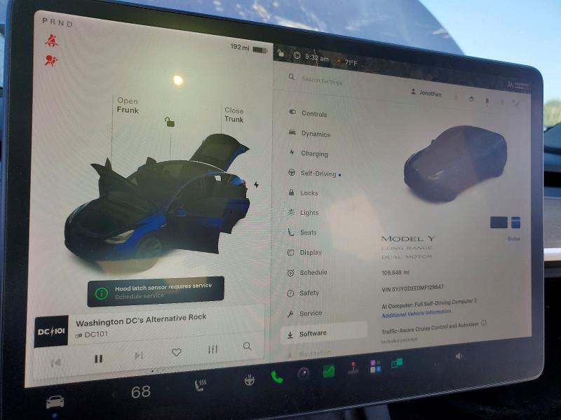 68912596 :رقم المزاد ، 5YJYGDEE0MF129647 vin ، 2021 Tesla Model Y مزاد بيع