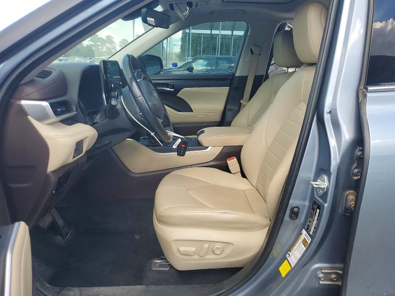 2022 Toyota Highlander Hybrid მანქანა იყიდება აუქციონზე, vin: 5TDGBRCH7NS075829, აუქციონის ნომერი: 70059156