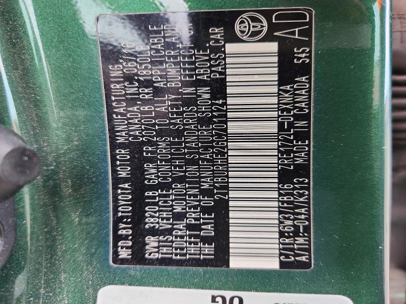 Продаж на аукціоні авто 2016 Toyota Corolla, vin: 2T1BURHE2GC701124, номер лоту: 69522846