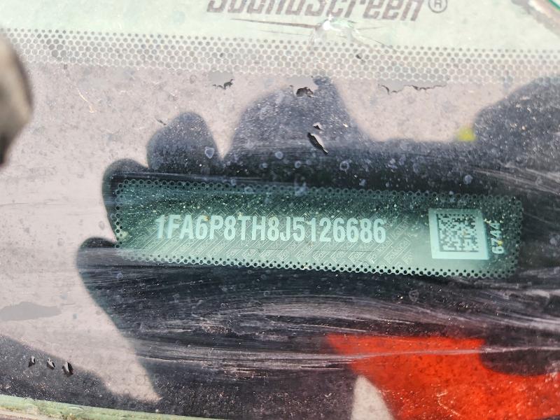2018 Ford Mustang მანქანა იყიდება აუქციონზე, vin: 1FA6P8TH8J5126686, აუქციონის ნომერი: 68247966