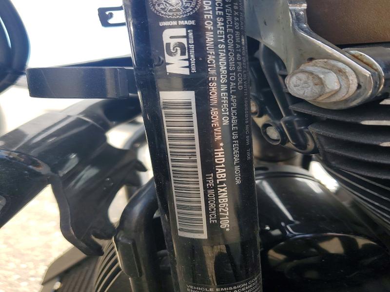 67824046 :رقم المزاد ، 1HD1ABL1XNB627106 vin ، 2022 Harley-davidson Flhxst مزاد بيع