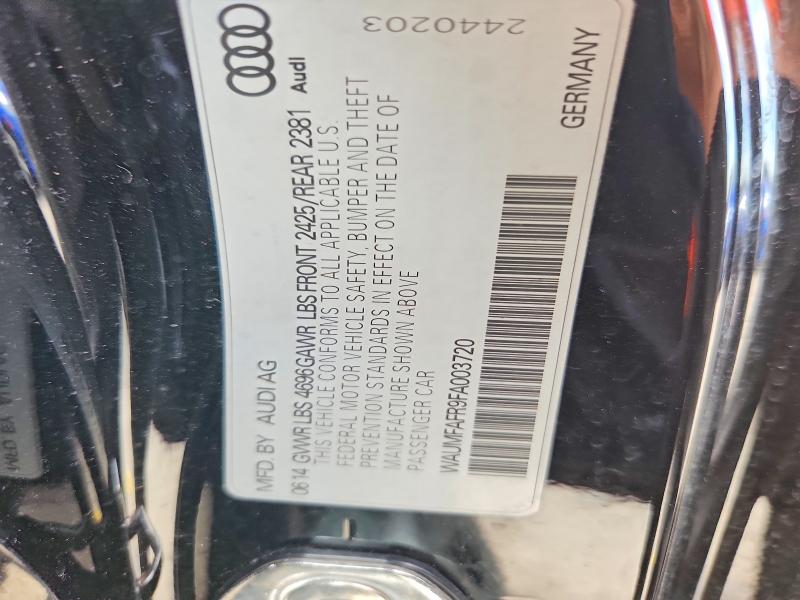 Продажа на аукционе авто 2015 Audi A5, vin: WAUMFAFR9FA003720, номер лота: 67918316