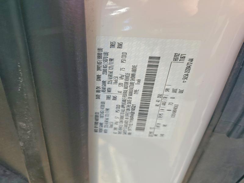 68936916 :رقم المزاد ، 1FTYE1Y86RKB16521 vin ، 2024 Ford Transit مزاد بيع
